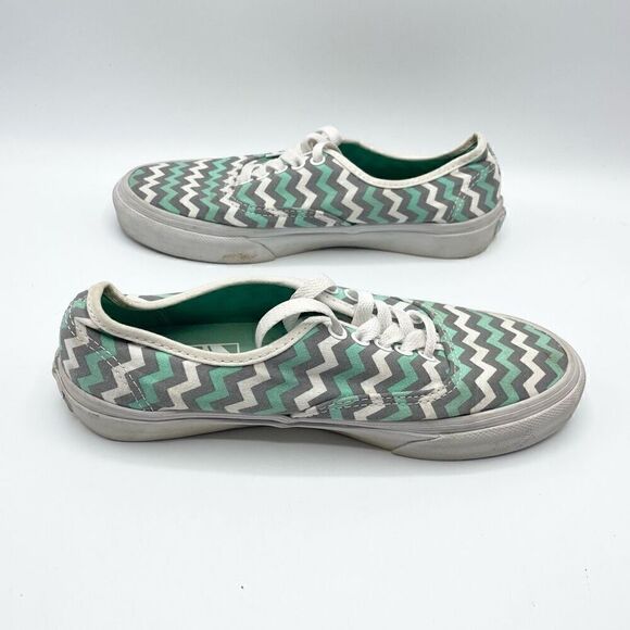 Vans Authentic Gore Skyway ZigZag Green Womens 6 - Picture 7 of 12